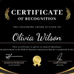 Sertifikat lanskap Hitam Emas _ Black And Gold Certificafe of Appreciation Template Design (1)