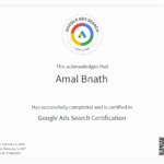 Google ad search certification