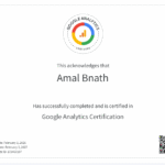 GoogleAnalytical Certi